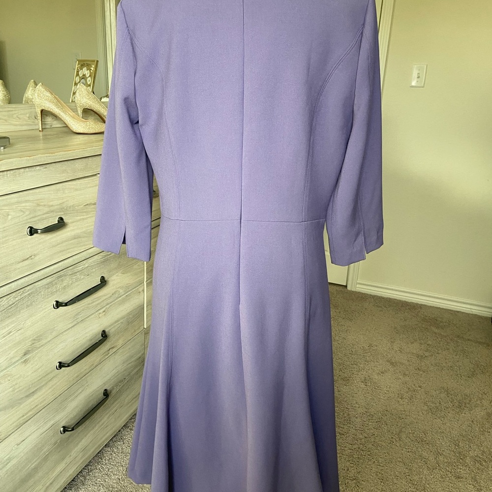 White House Black Market Purple Lilac Dress - Picture 3 of 12